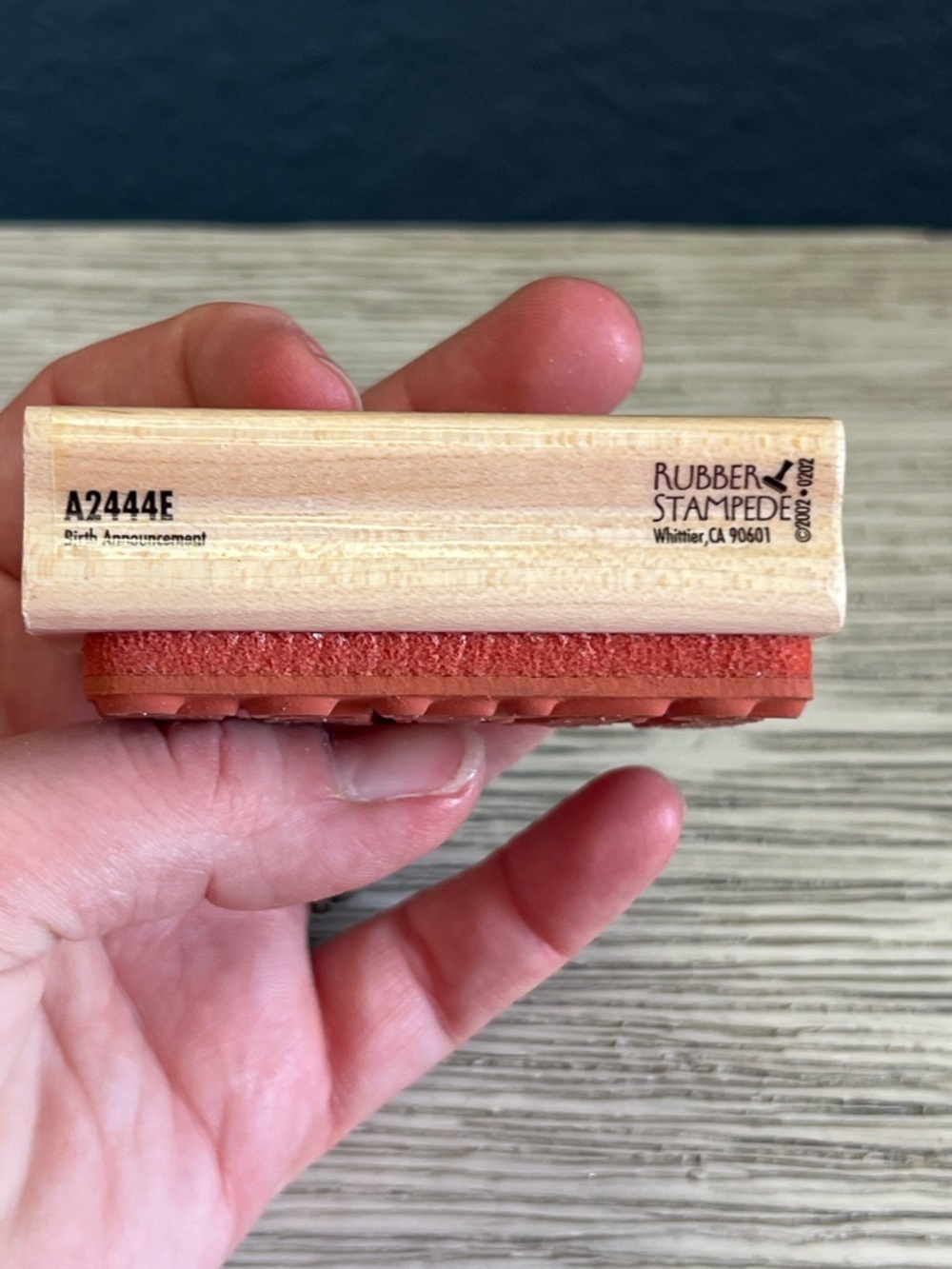 🆕 Wooden Baby Memory Stamp - Picture 4 of 4